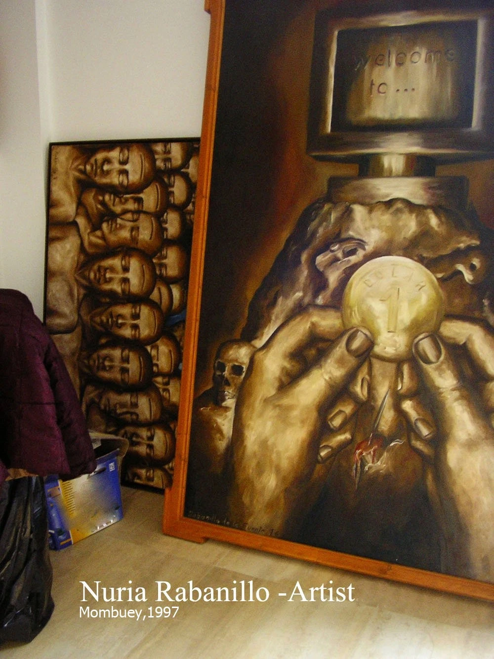 Artwork at Art Studio in ¨La Josa¨ , MOMBUEY ,SPAIN